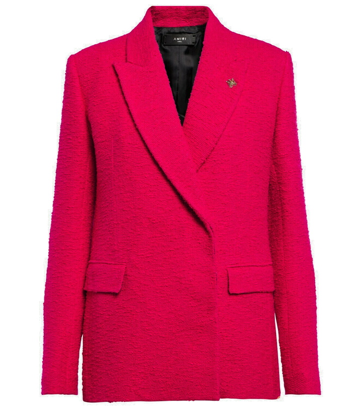 Photo: Amiri - Double-breasted bouclé blazer