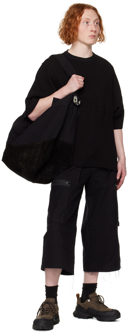 BRYAN JIMENÈZ Black Uniform Cargo Pants
