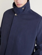 Paul Smith - Cotton-Blend Gabardine Coat - Blue