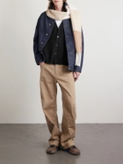 LOEWE - Anagram-Jacquard Wool-Blend Cardigan - Black
