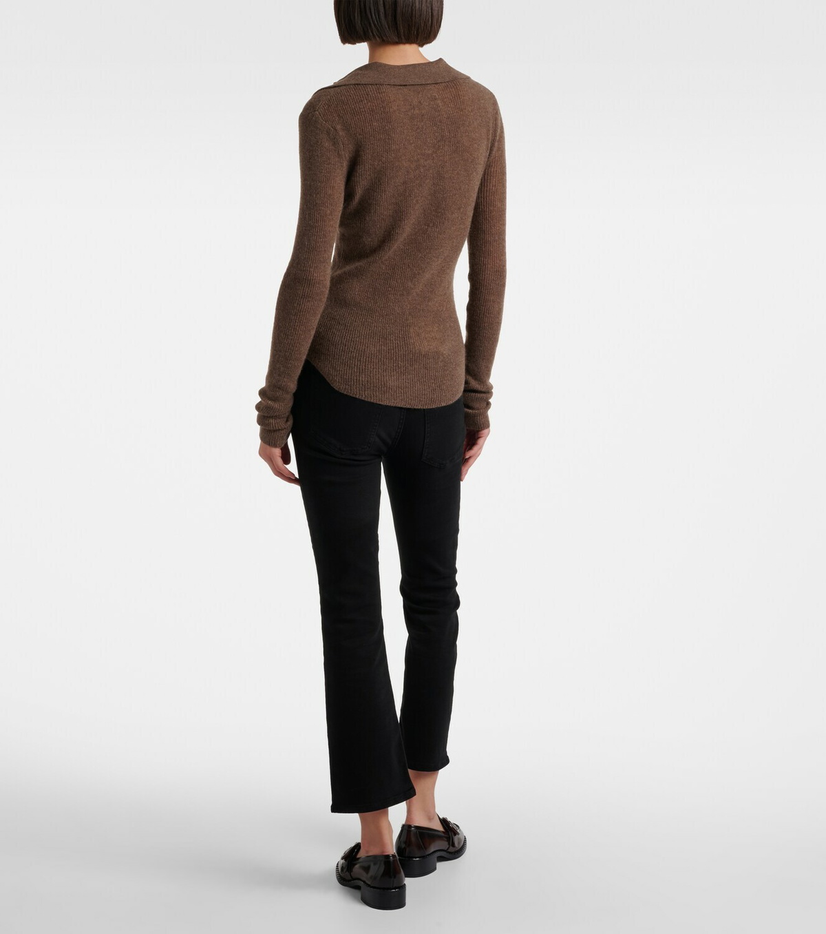 Citizens of Humanity Simone wool and cashmere polo sweater