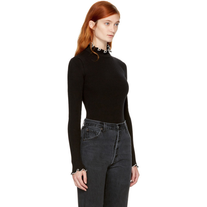 Ruffle hotsell turtleneck top