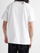 CARHARTT WIP - Logo-Embroidered Cotton-Jersey T-Shirt - White