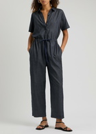 Eileen Fisher Chambray Jumpsuit Denim