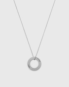 Le Gramme 2,5g Brushed And Polished Sterling Silver Round Pendant With A Chain Silver - Mens - Jewellery