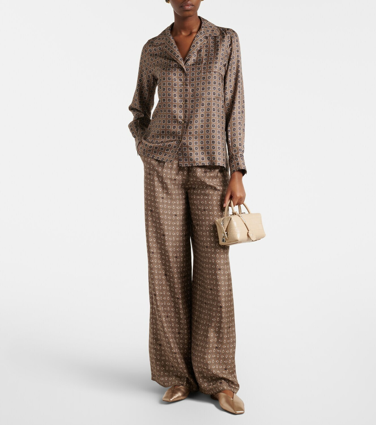 Max Mara Boston leather tote bag