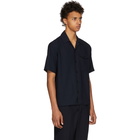 AMI Alexandre Mattiussi Navy Short Sleeve Shirt