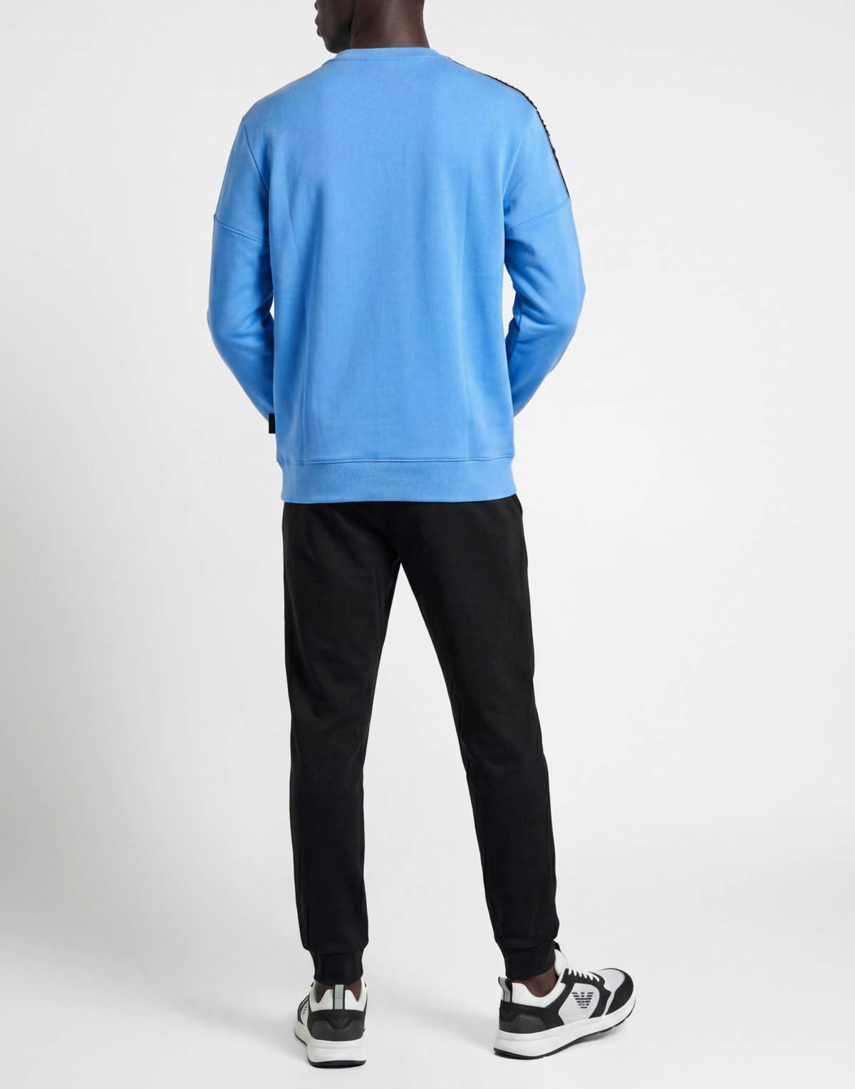 Ea7 Mens Sweatshirt Light in Blue