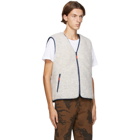 Levis Made and Crafted Reversible Blue Faux-Shearling Vest