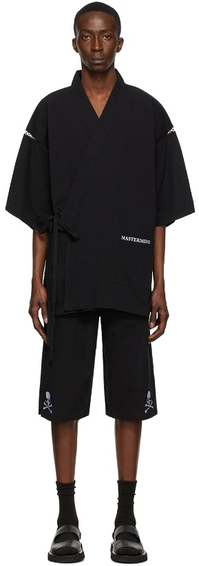 Photo: mastermind WORLD Black Cotton Pyjama Set