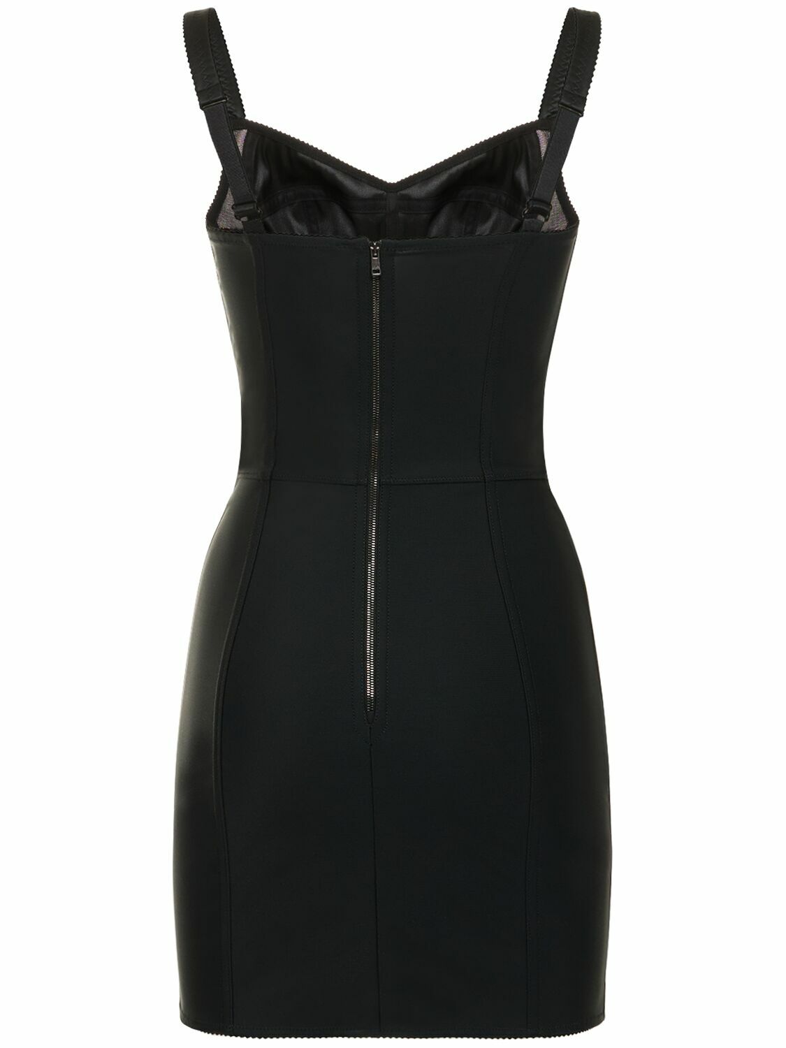 DOLCE & GABBANA - Satin Corset Mini Dress