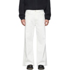 Marni White Drill Trousers