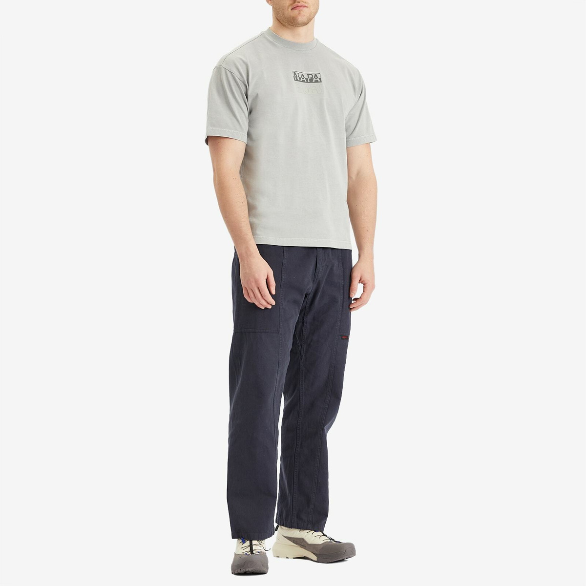 Napapijri Men's Split Logo T-Shirt in Ultimate Gr