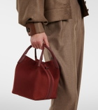 Loro Piana Bale Small leather top-handle bag