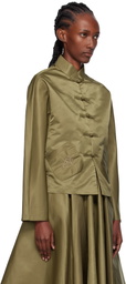 AO Yes Khaki Tang Shirt Jacket