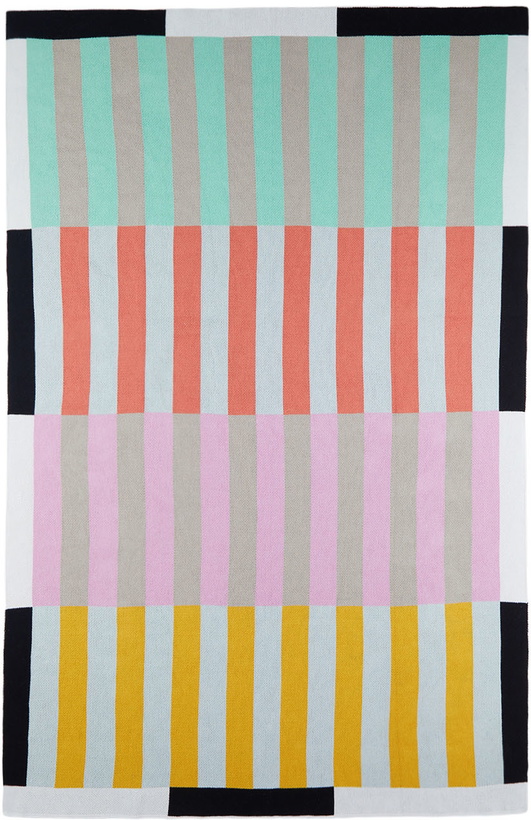 Photo: Dusen Dusen Multicolor Stripe Throw