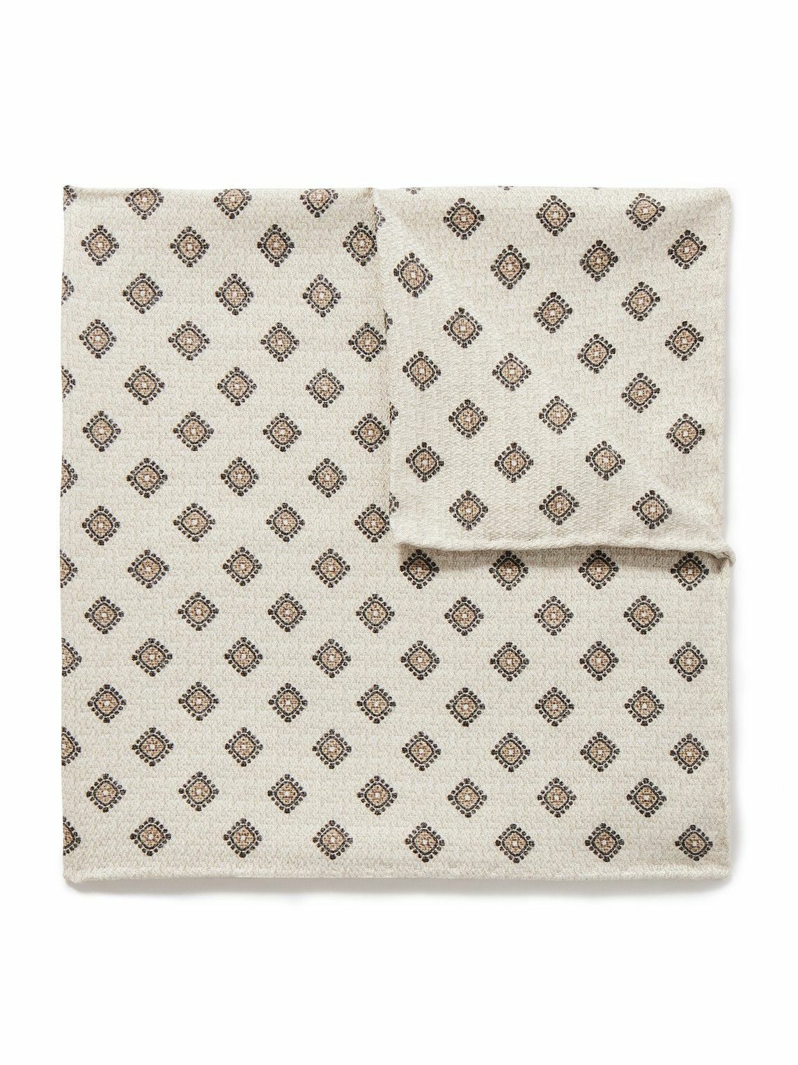 Silk Jacquard Pocket Square main image 1
