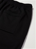 ACNE STUDIOS - Logo-Appliquéd Cotton-Jersey Shorts - Black