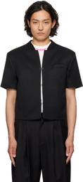 ADER error Black Set-Up Blazer Overshirt