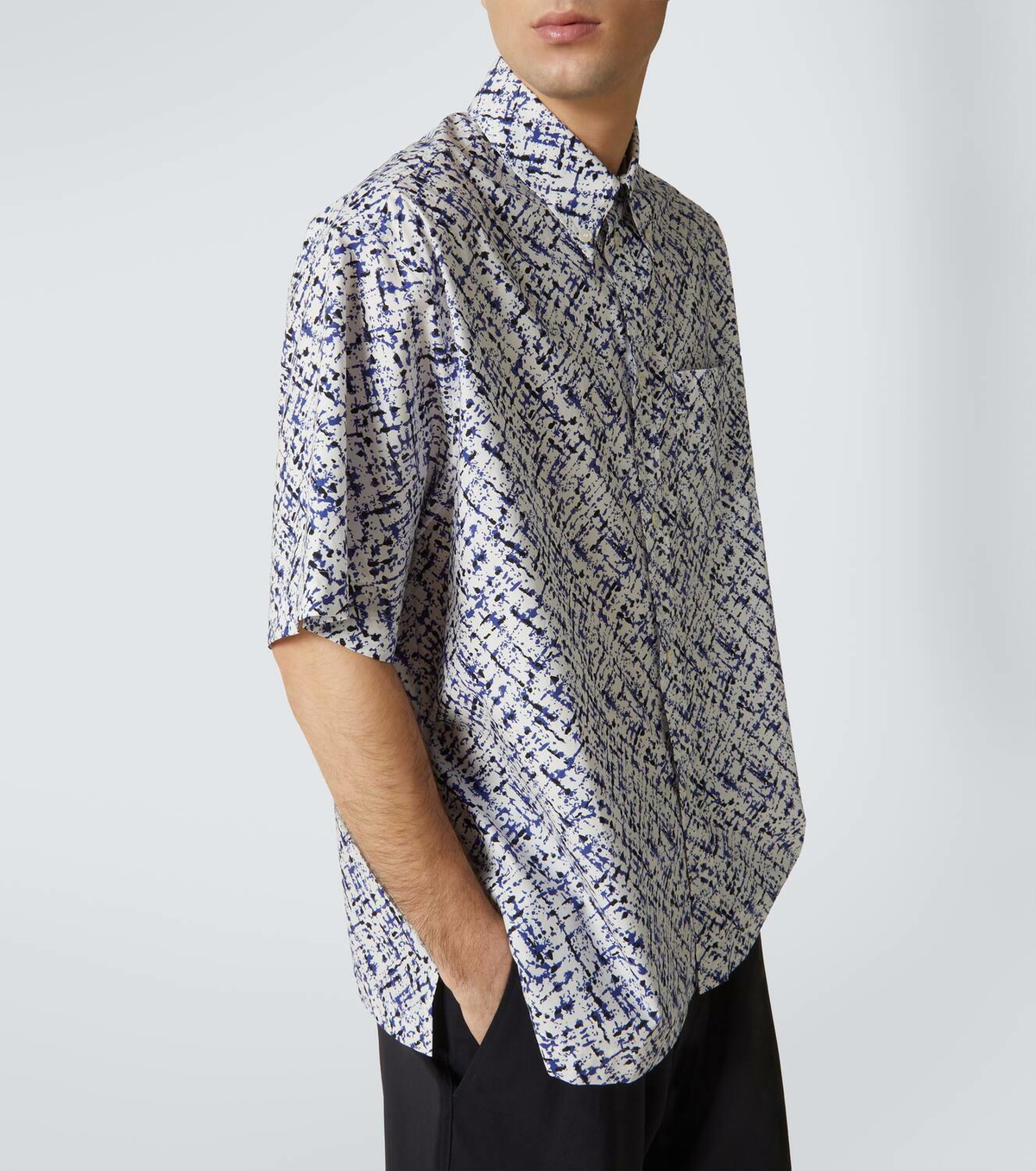 Plan C Printed cotton shirt