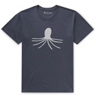 Mollusk - Printed Cotton-Jersey T-Shirt - Blue