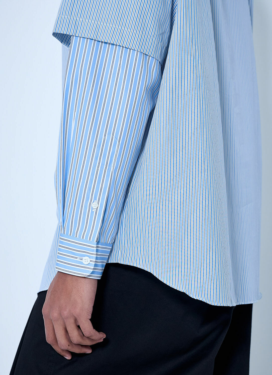Comme des Garçons Homme Layered Stripe Shirt