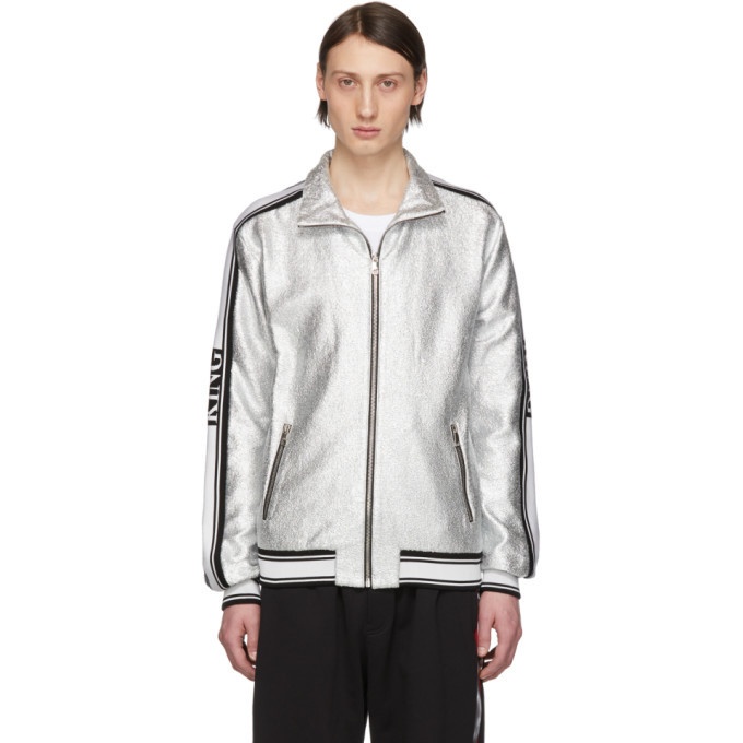 Photo: Dolce and Gabbana Silver Track Jacket