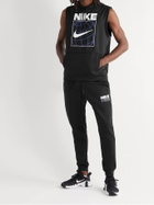 NIKE TRAINING - Logo-Print Dri-FIT Sleeveless Hoodie - Black