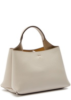 Tods Florida Mini Leather Tote bag - Ivory - One Size