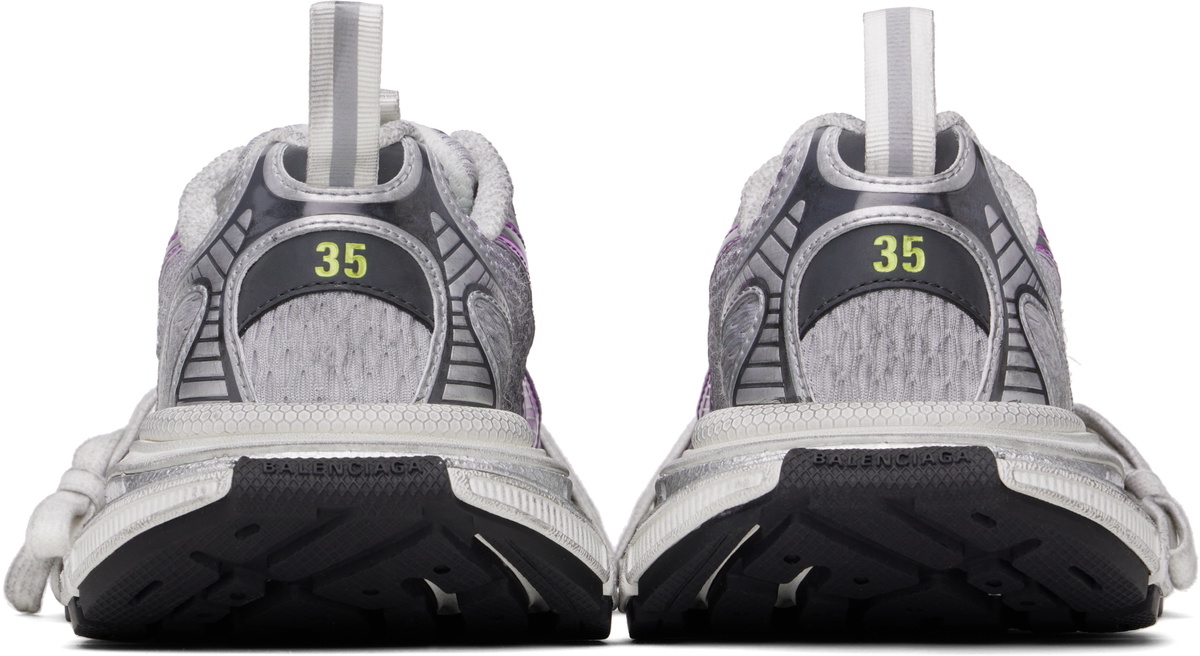 Balenciaga Gray & Purple 3XL Sneakers Balenciaga