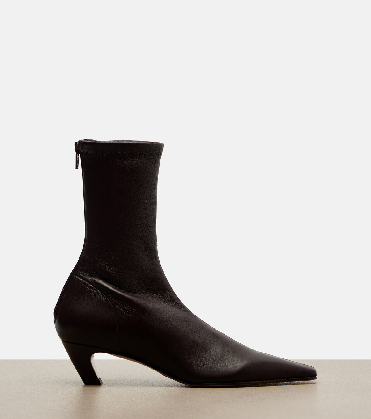 Khaite Arizona leather ankle boots