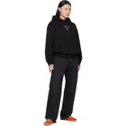 MM6 Maison Margiela Black Logo Hoodie