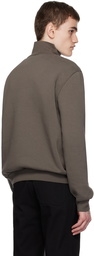 Acne Studios Gray Zippered Sweater