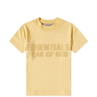 Fear of God ESSENTIALS Kids Crew Neck T-Shirt in Light Tuscan