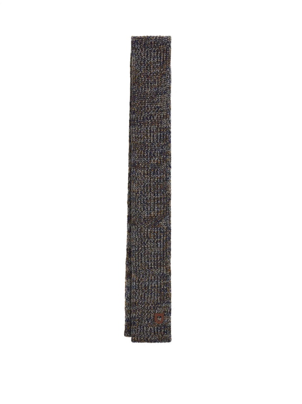 Photo: Ferragamo Mens Skinny scarf in Blue