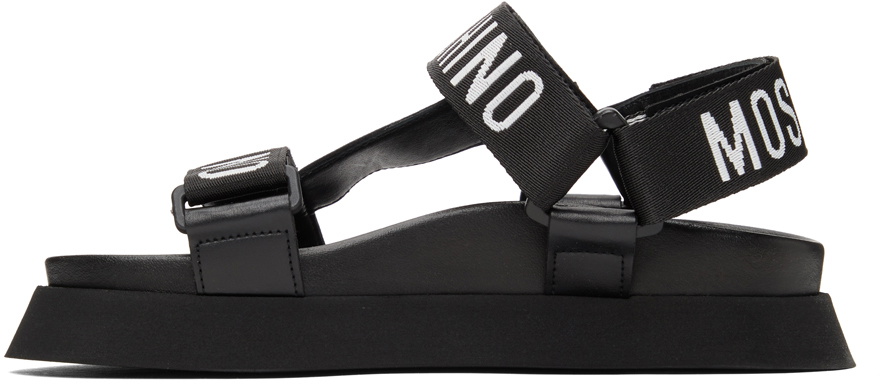 Moschino logo tape discount sandals