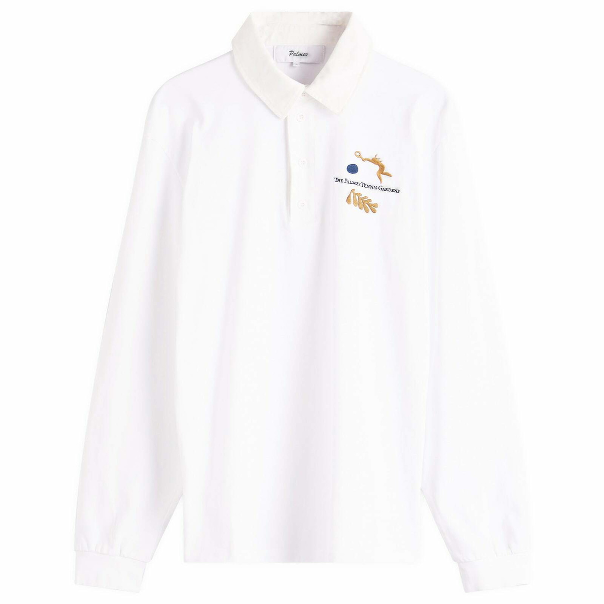 Palmes Men's Garden Rugby Shirt in White
