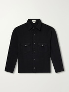 SECOND / LAYER - Field Cotton-Twill Shirt - Black
