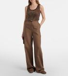 Ralph Lauren Collection Dean linen wide-leg pants