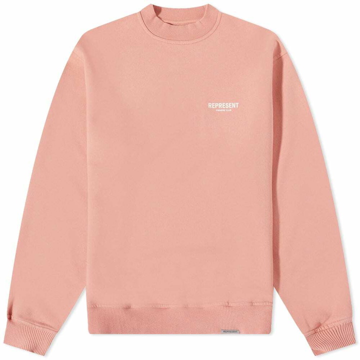 Photo: Represent Owners Club Crew Sweat in Rose