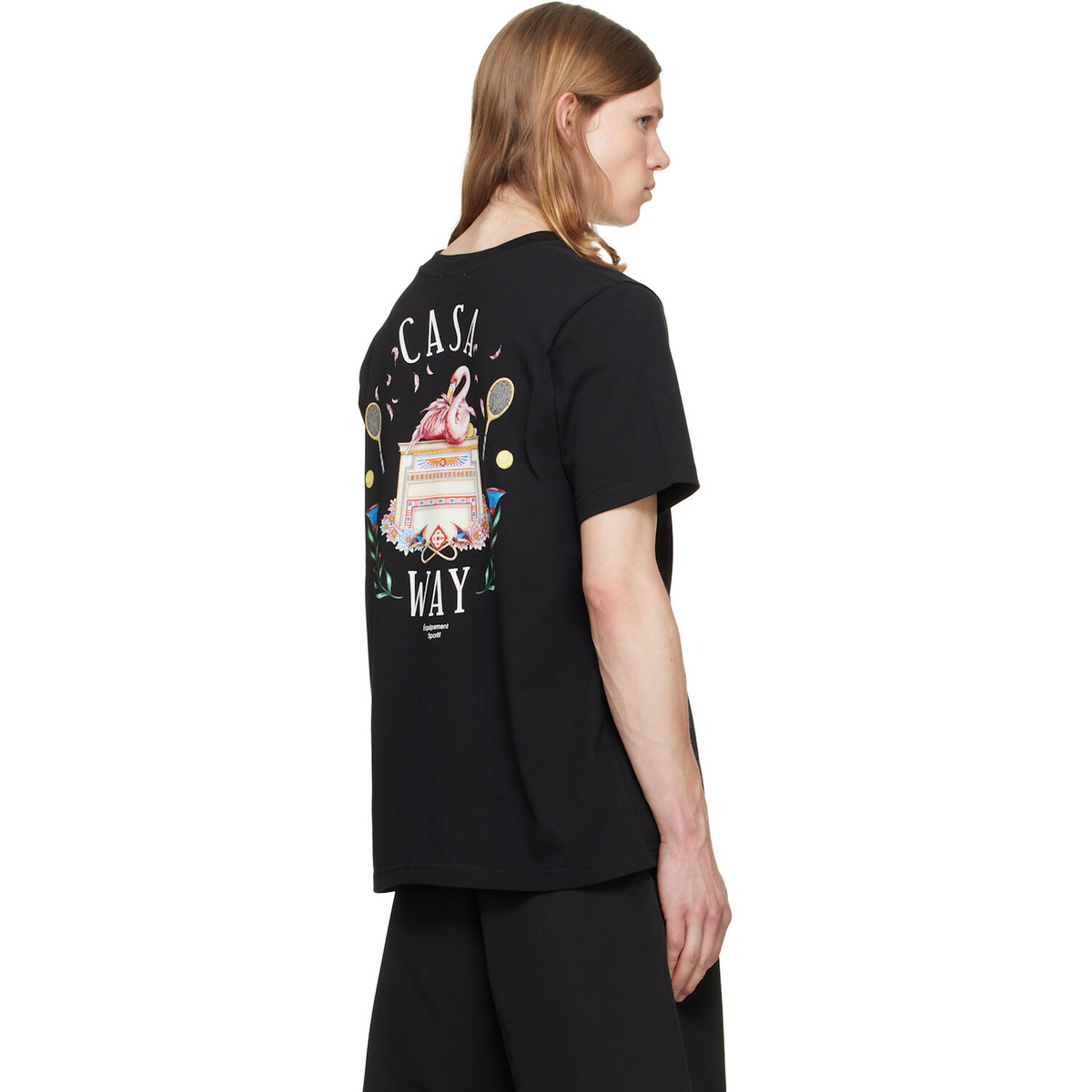 Casablanca Black Classic T-shirt