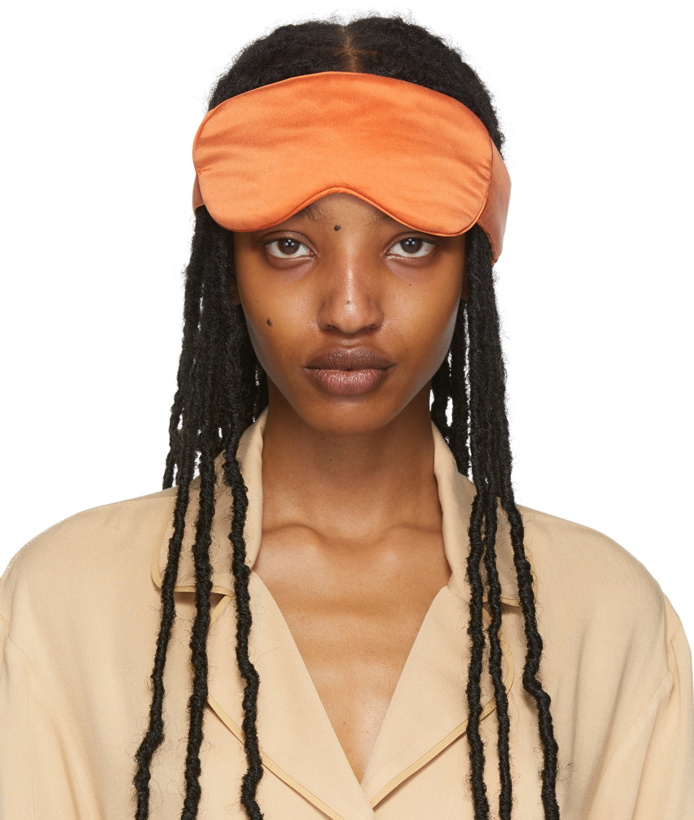 Photo: Good Side Orange Silk Sleep Mask