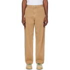 Moncler Tan Cotton Blend Gabardine Cargo Pants
