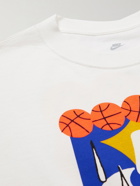 Nike - NSW A.I.R. Printed Cotton-Jersey T-Shirt - White
