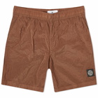 Stone Island Men's Nylon Metal Shorts in Rust