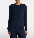 Lisa Yang Abeena ribbed-knit cotton and cashmere cardigan