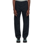 Stone Island Navy 3100052 Cotton Herringbone Trousers