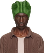 HOMME PLISSÉ ISSEY MIYAKE Green Ronan Bouroullec Edition RB_Drawing Beanie
