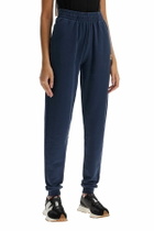 MAISON KITSUNE fox head jogging pants Blue