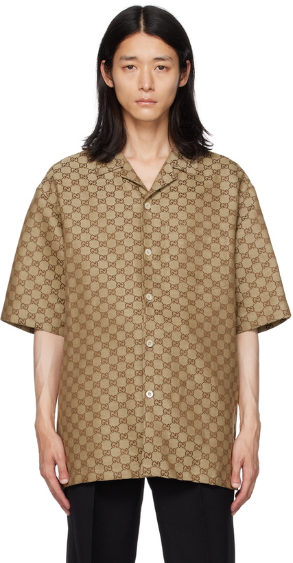 Photo: Gucci Beige GG Shirt